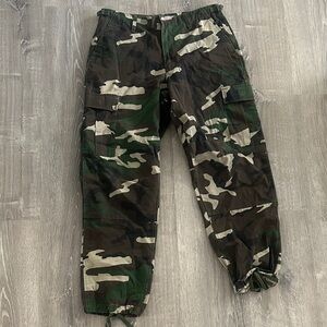 Urban Outfitters Green Camouflage Cargo Pants
